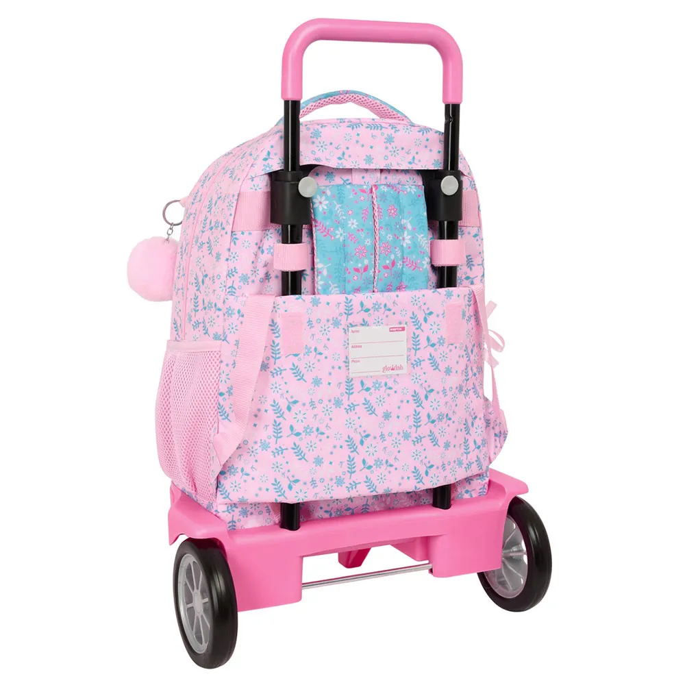 Safta Compact Evolutive Glowlab Kids Swing Ryggsäck Med Hjul, Multicolor