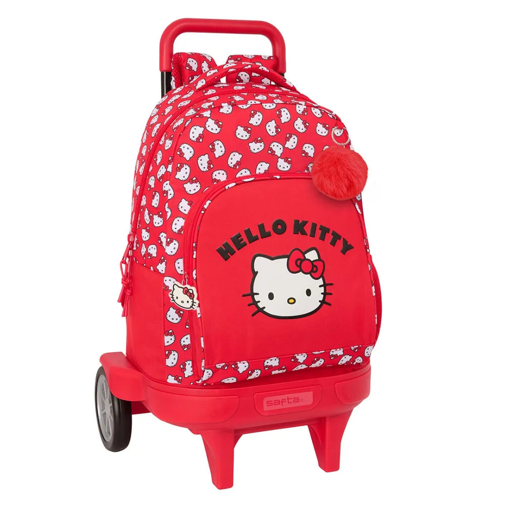 Safta Compact Evolutive Hel Hello Kitty Iconic Ryggsäck Med Hjul, Multicolor Safta Compact Evolutive Hel Hello Kitty Iconic Ryggsäck Med Hjul, Multicolor