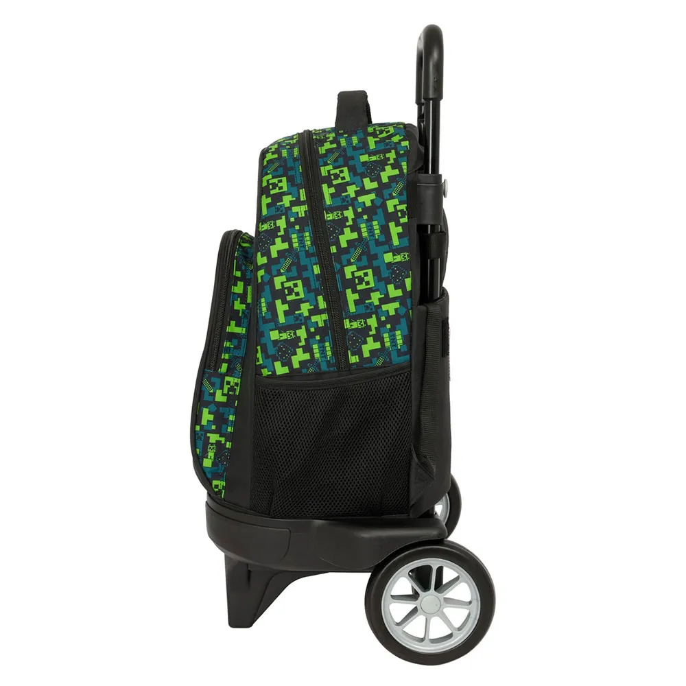 Safta Compact Evolutive Minecraft Tnt Ryggsäck Med Hjul, Multicolor