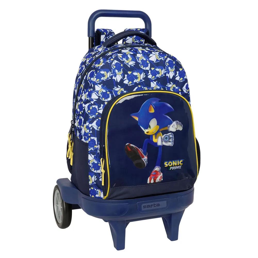 Safta Compact Evolutive Sonic City Ryggsäck Med Hjul, Multicolor Safta Compact Evolutive Sonic City Ryggsäck Med Hjul, Multicolor
