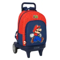 Safta Compact Evolutive Super Mario Trick Ryggsäck Med Hjul