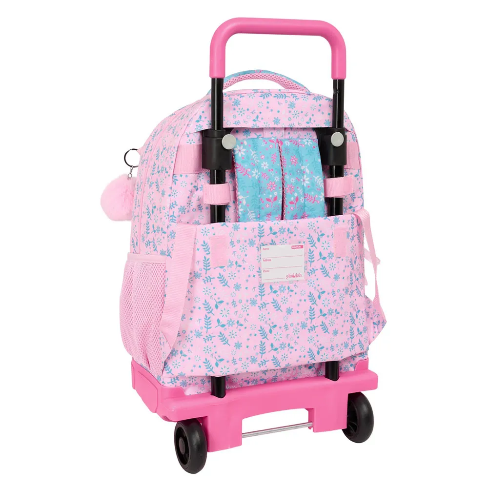 Safta Compact Glowlab Kids Swing Ryggsäck Med Hjul, Multicolor