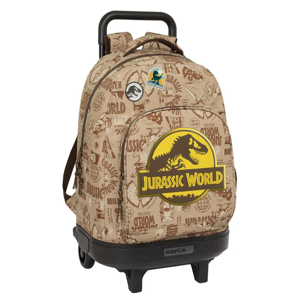 Safta Compact Jurassic World Ryggsäck Med Hjul, Multicolor