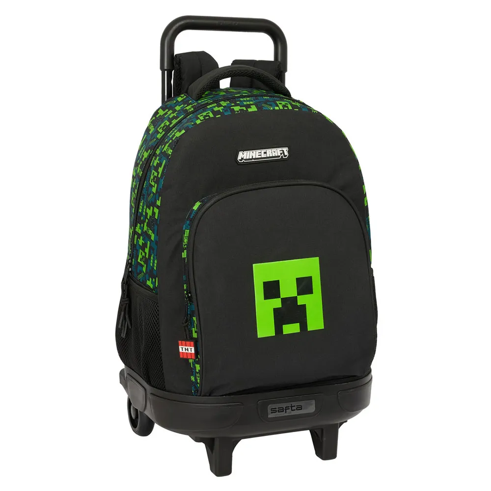 Safta Compact Minecraft Tnt 33l 33x22x45 Cm Ryggsäck Med Hjul, Multicolor Safta Compact Minecraft Tnt 33l 33x22x45 Cm Ryggsäck Med Hjul, Multicolor