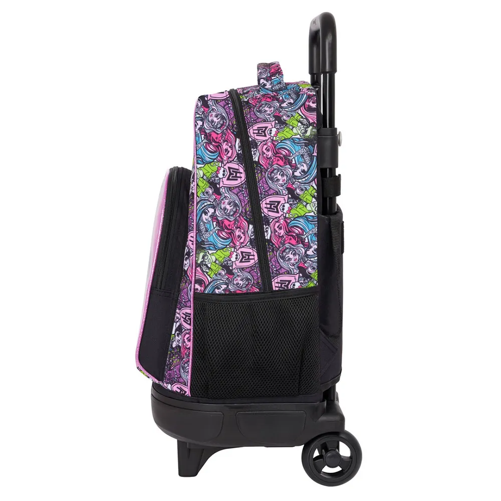 Safta Compact Monster High Drama Ryggsäck Med Hjul, Multicolor Safta Compact Monster High Drama Ryggsäck Med Hjul, Multicolor