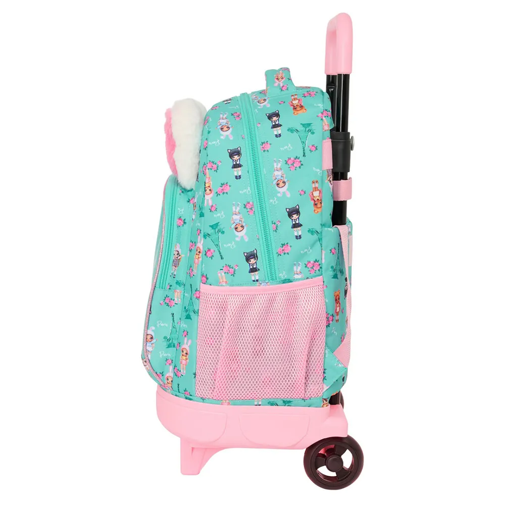 Safta Compact Nanana Bunny Ryggsäck Med Hjul, Multicolor