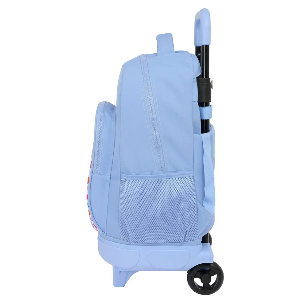 Safta Compact Smiley World Joyful Ryggsäck Med Hjul, Multicolor