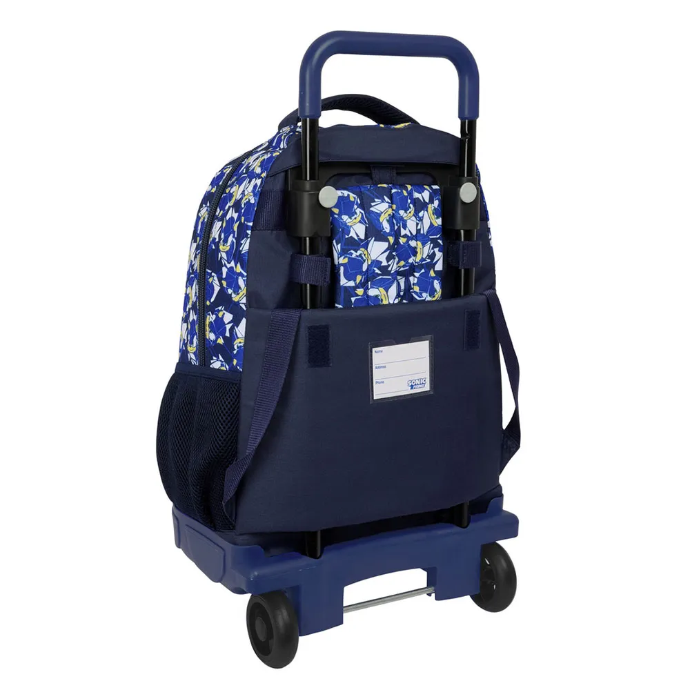 Safta Compact Sonic City Ryggsäck Med Hjul, Multicolor