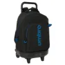 Safta Compact Umbro Jet Black Ryggsäck Med Hjul, Multicolor