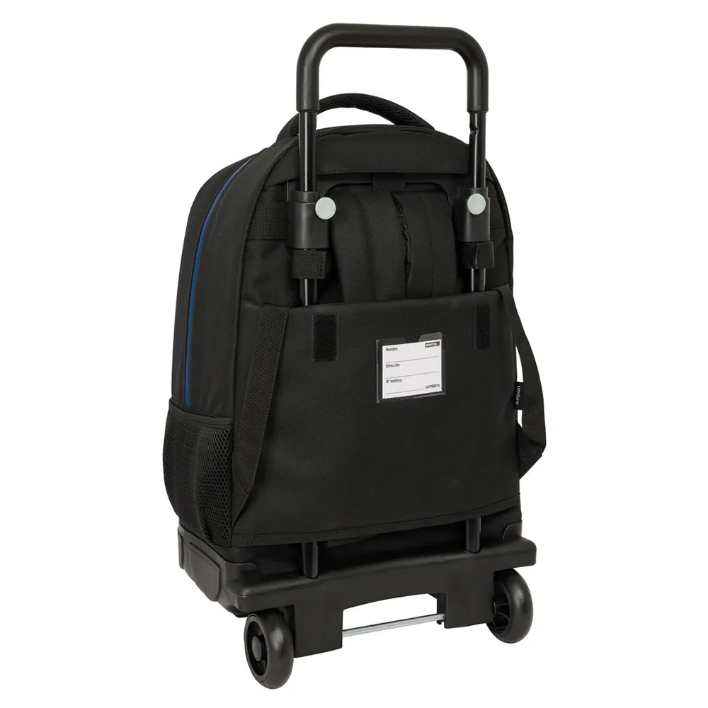 Safta Compact Umbro Jet Black Ryggsäck Med Hjul, Multicolor