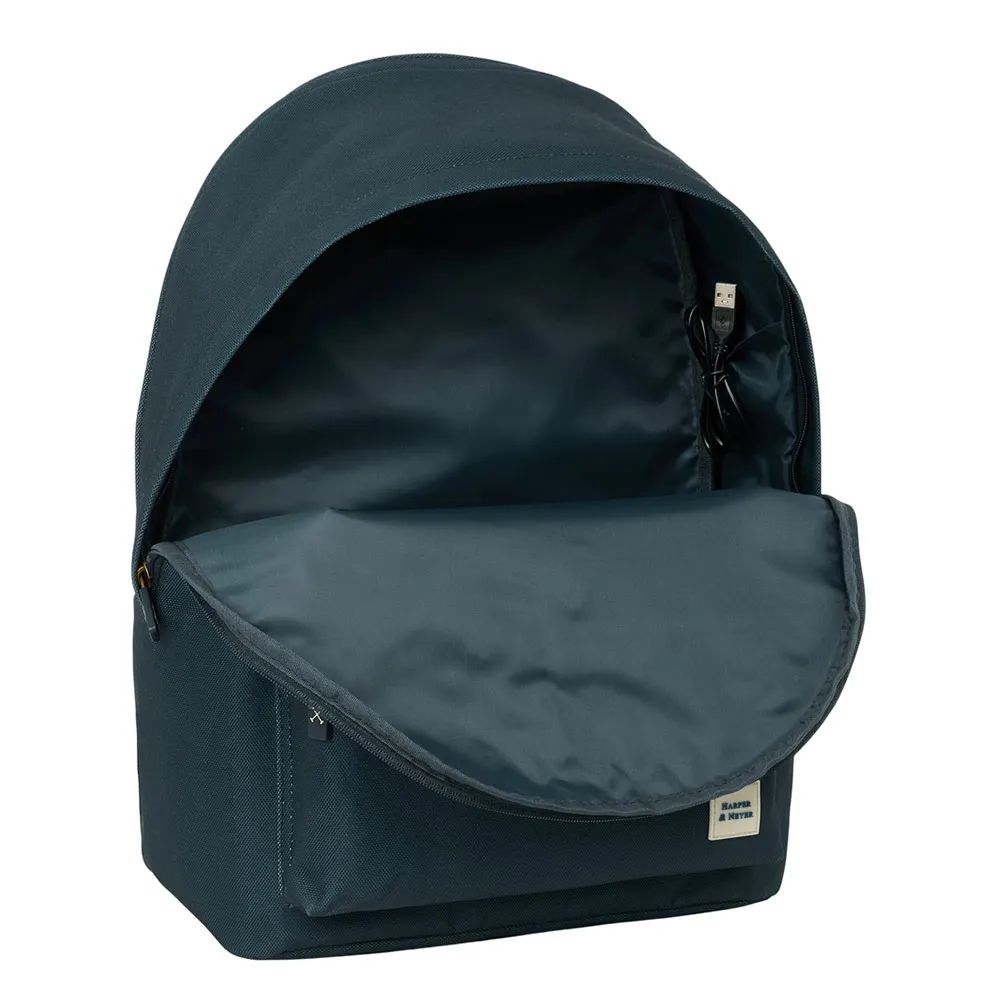 Safta Double For 15.6´´ Laptop+usb Harper & Neyer 10l 27x33x10 Cm Ryggsäck, Multicolor
