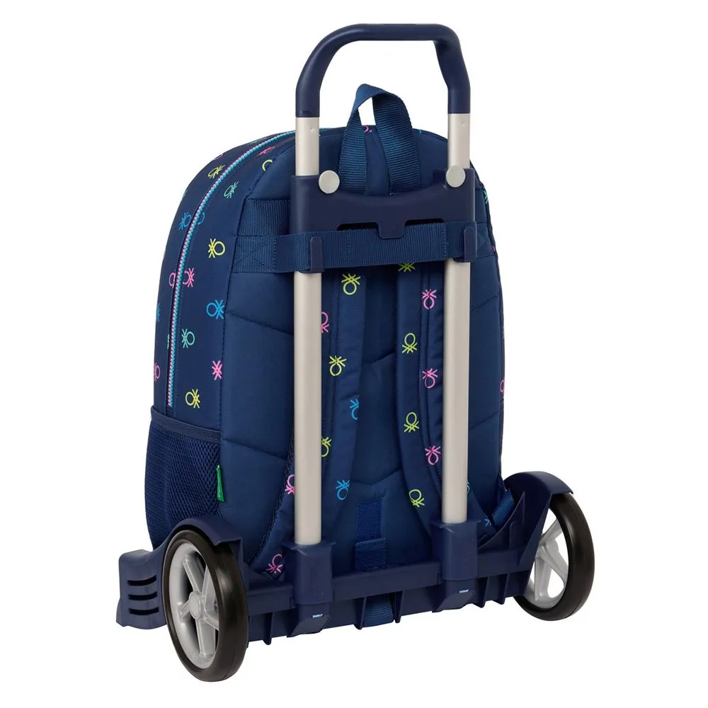 Safta Evolution Benetton Ryggsäck Med Hjul, Cool Safta Evolution Benetton Ryggsäck Med Hjul, Cool