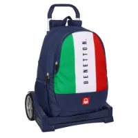 Safta Evolution Trolley Benetton Flag Ryggsäck Med Hjul