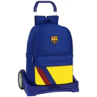 Safta F.c Barcelona 19/20 Away Ryggsäck Med Hjul