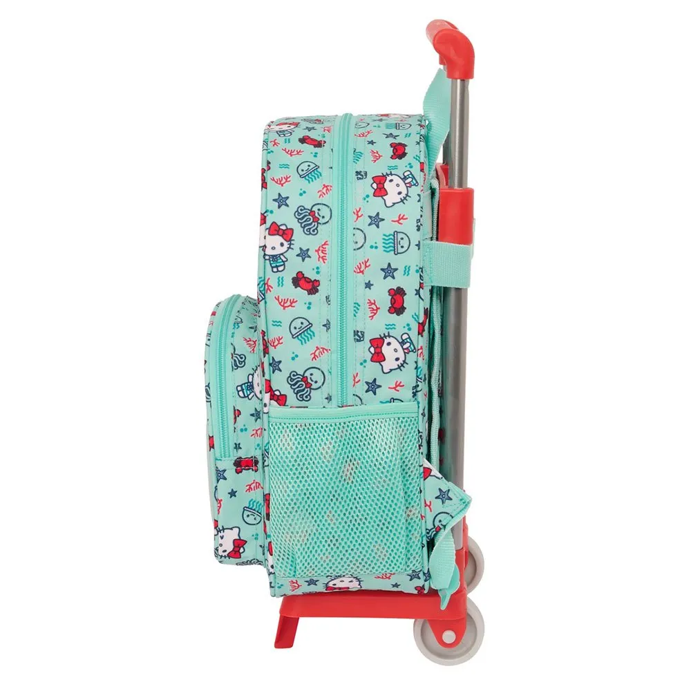Safta Hej Kitty Sea Lovers Ryggsäck Med Trolley Wheels, Multicolor