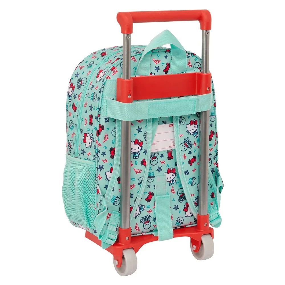 Safta Hej Kitty Sea Lovers Ryggsäck Med Trolley Wheels, Multicolor