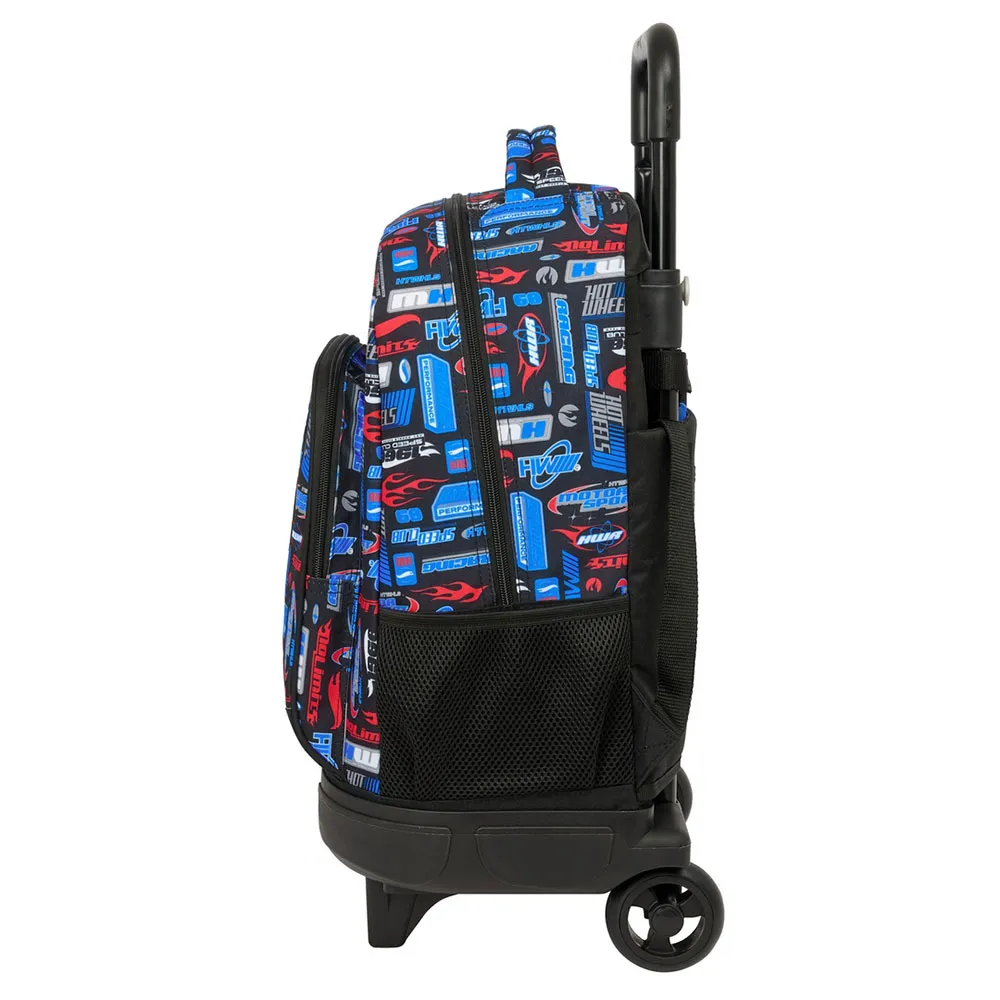 Safta Hot Wheels Ryggsäck Med Hjul 45 Cm, Multicolor