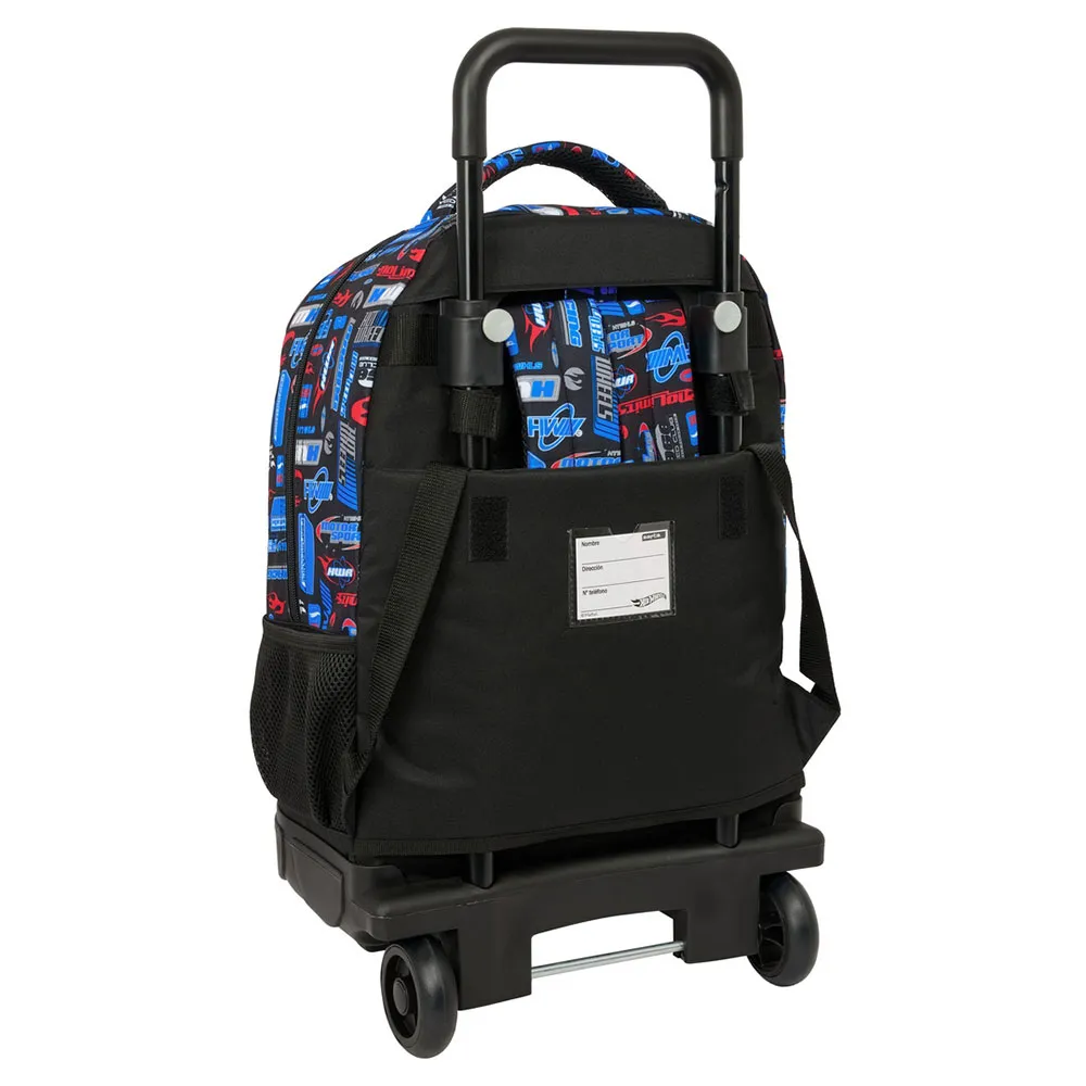 Safta Hot Wheels Ryggsäck Med Hjul 45 Cm, Multicolor