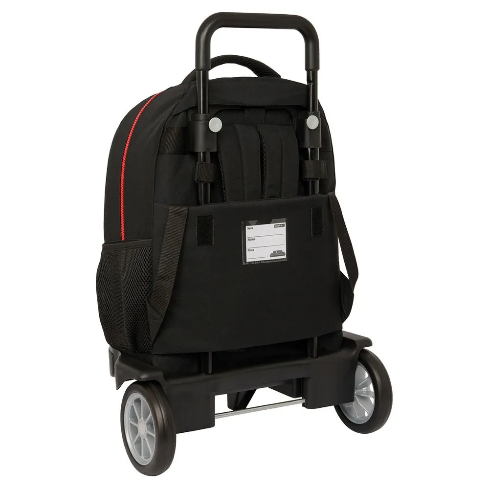 Safta Kompakt My Hero Academia-ryggsäck Med Trolley Och Evolutionerande Hjul, Multicolor