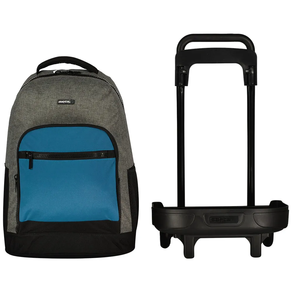 Safta Kompakt Ryggsäck Med Hjul Blackfit8 Njut Av Ryggsäcken Med Hjul, Grey Safta Kompakt Ryggsäck Med Hjul Blackfit8 Njut Av Ryggsäcken Med Hjul, Grey
