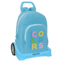 Safta Med Trolley Evolution Benetton Ryggsäck Med Hjul