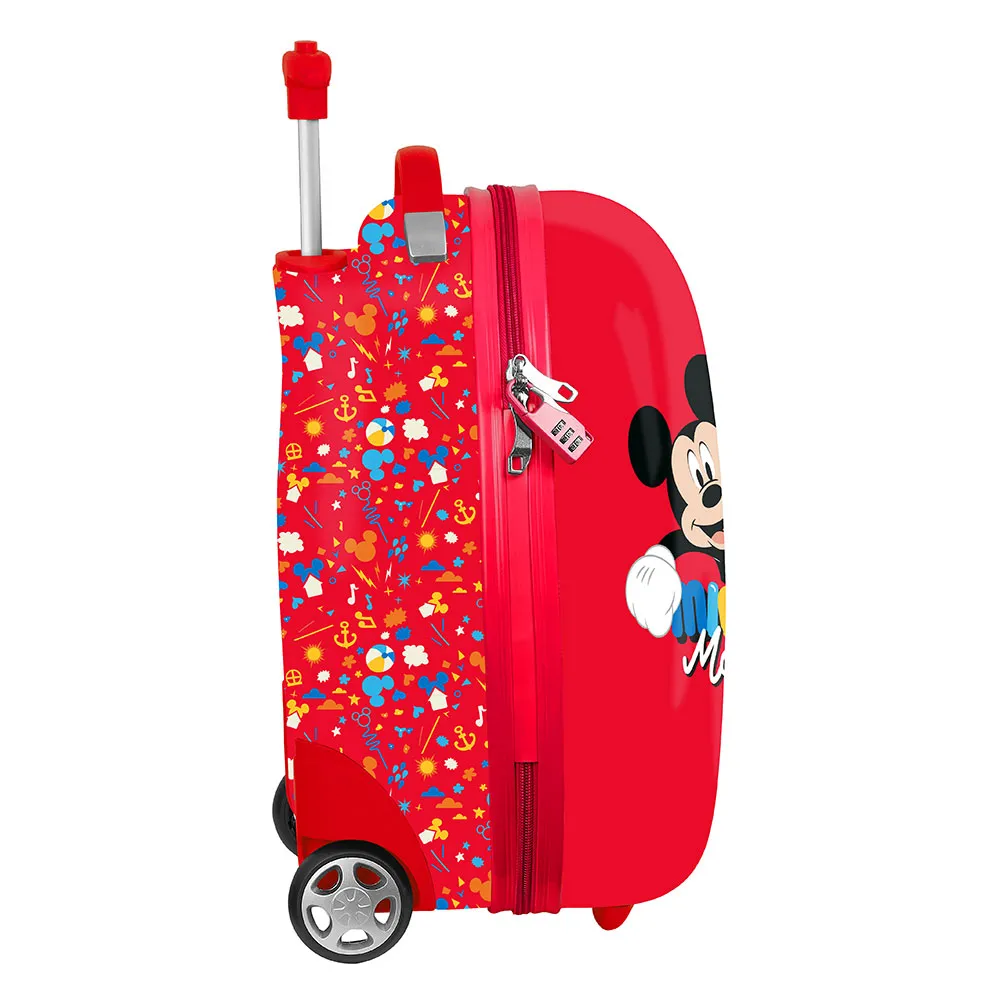 Safta Mickey Mouse Good Day 16´´ Ryggsäck Med Hjul, Multicolor