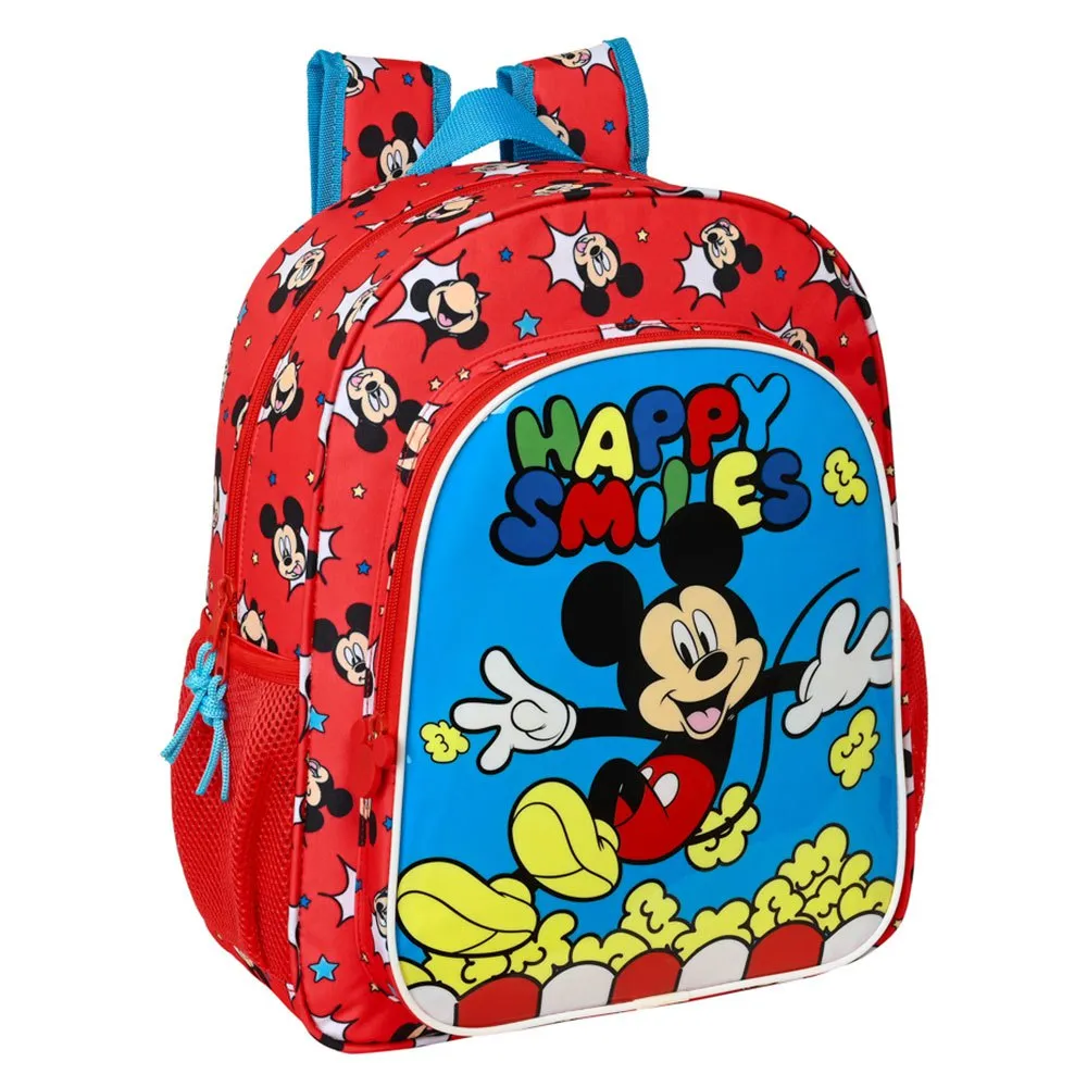 Safta Mickey Mouse Happy Smiles 21.5l 33x45x15 Cm Ryggsäck, Multicolor Safta Mickey Mouse Happy Smiles 21.5l 33x45x15 Cm Ryggsäck, Multicolor