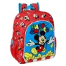 Safta Mickey Mouse Happy Smiles 21.5l 33x45x15 Cm Ryggsäck, Multicolor