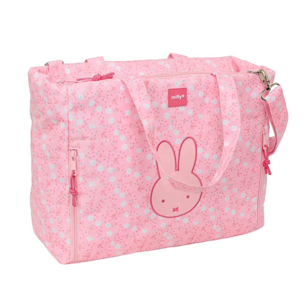 Safta Miffy Flowers Handbag With 14.1´´ Laptopväska, Multicolor