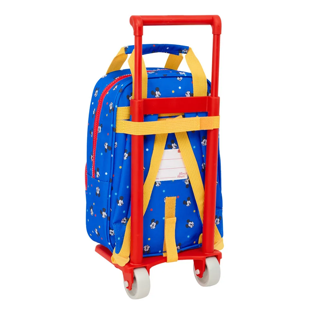 Safta Mini With Wheels Mickey Mouse Good Day Ryggsäck Med Hjul, Multicolor