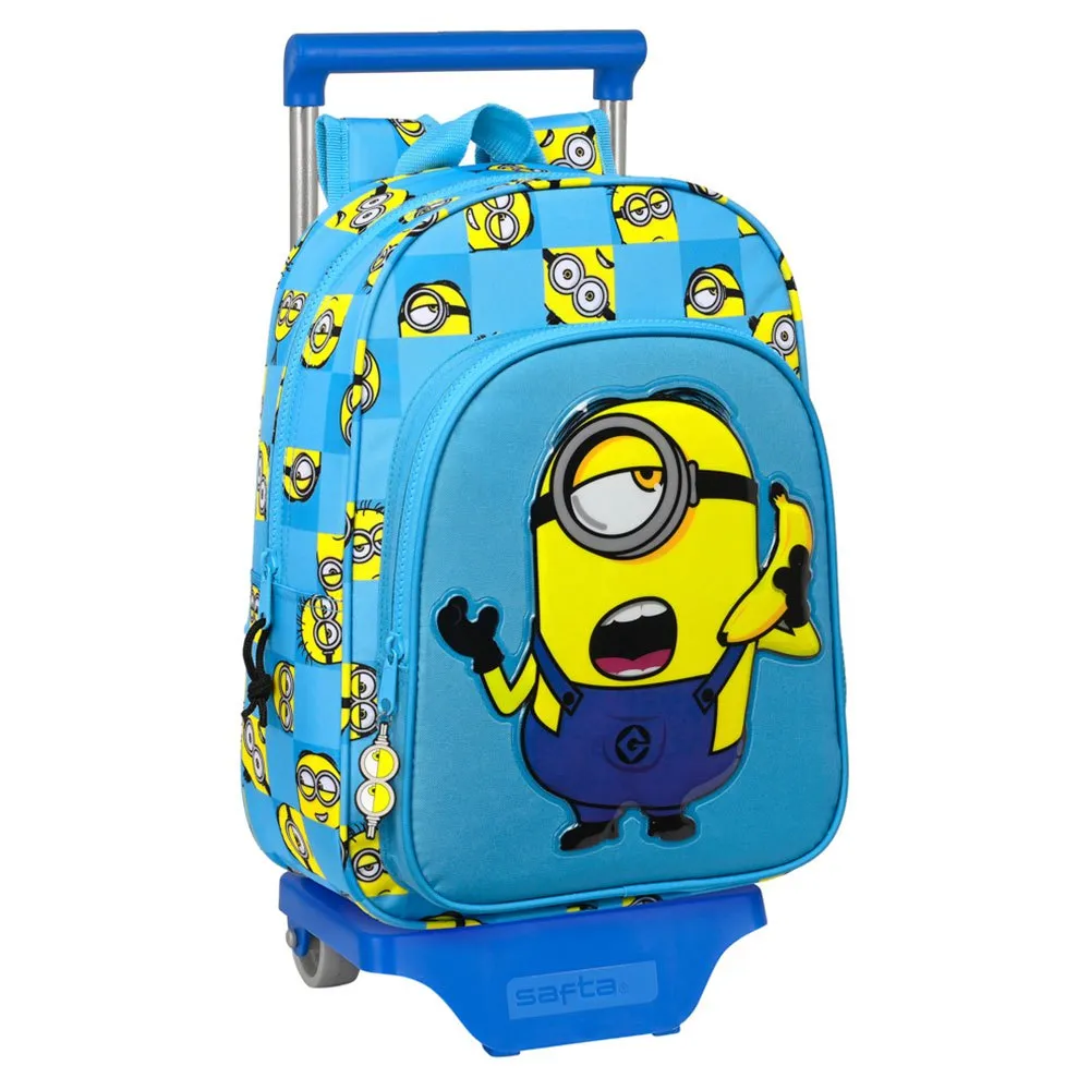 Safta Minions Minionstatic Ryggsäck Med Hjul