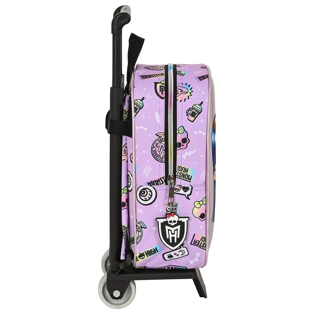 Safta Monster High Best Boos Mini 232 Ryggsäck Med Hjul, Multicolor