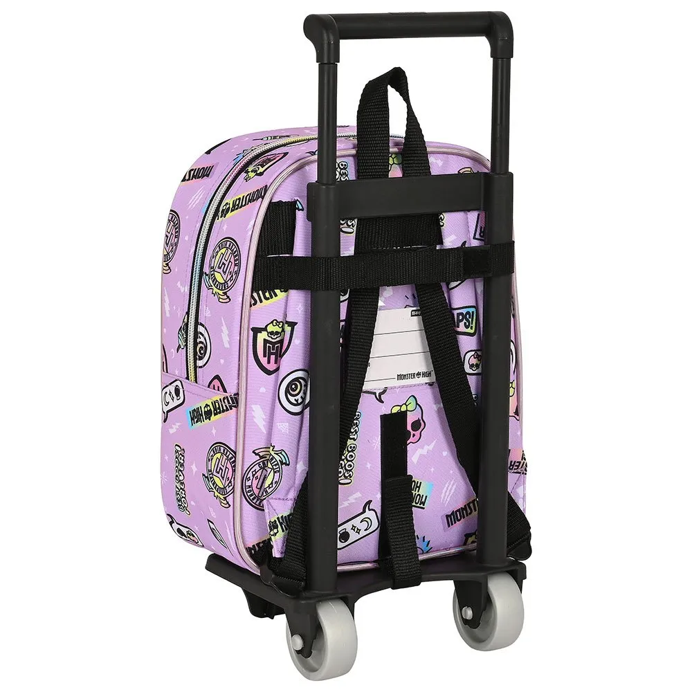 Safta Monster High Best Boos Mini 232 Ryggsäck Med Hjul, Multicolor