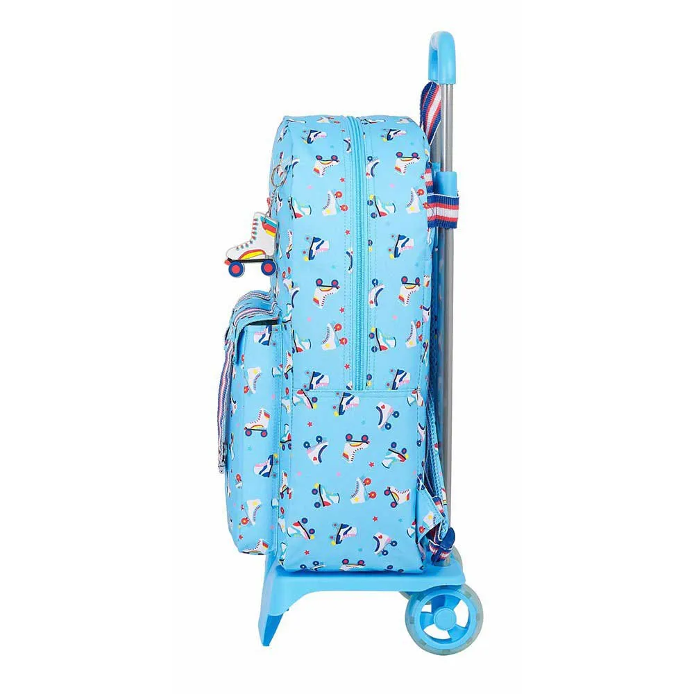 Safta Moos Flores Recycled Ryggsäck Med Hjul, Multicolor