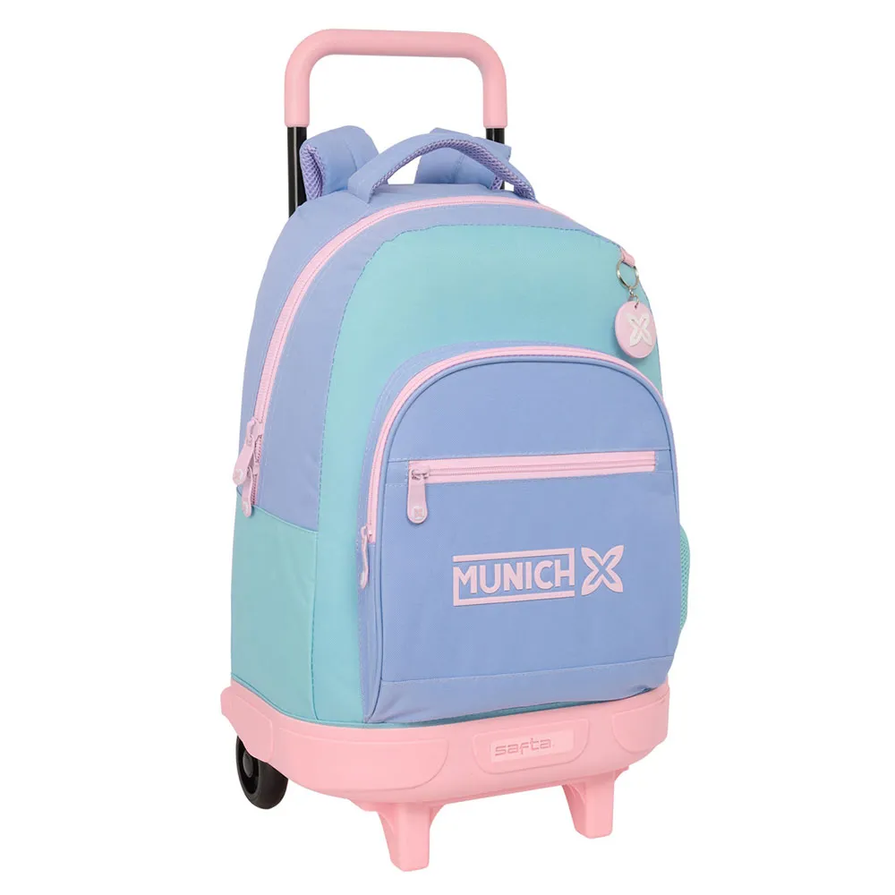 Safta Munich Mellow Ryggsäck Med Hjul 45 Cm, Multicolor