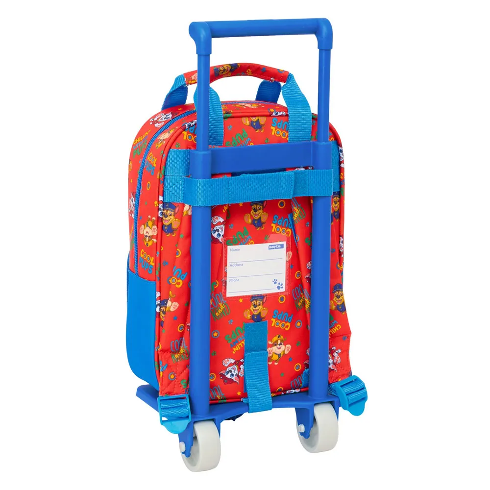 Safta Paw Patrol Cool Mini Ryggsäck Med Hjul, Multicolor