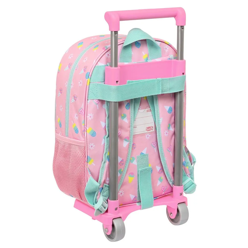Safta Peppa Gris Med Trolleyhjul Glassryggsäck, Multicolor Safta Peppa Gris Med Trolleyhjul Glassryggsäck, Multicolor