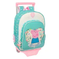 Safta Peppa Pig Pretty Flowers Ryggsäck Med Hjul Safta Peppa Pig Pretty Flowers Ryggsäck Med Hjul