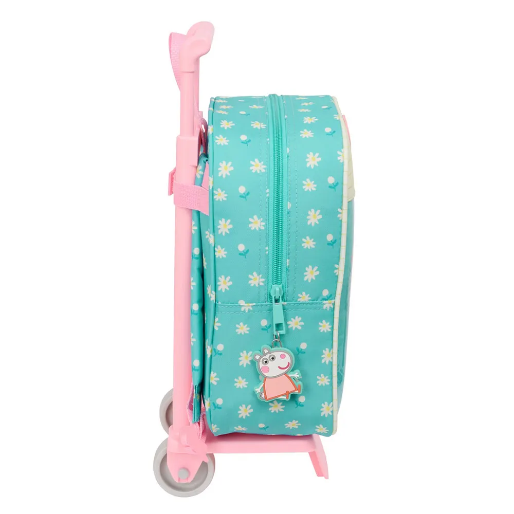 Safta Peppa Pig Pretty Flowers Ryggsäck Med Hjul Safta Peppa Pig Pretty Flowers Ryggsäck Med Hjul