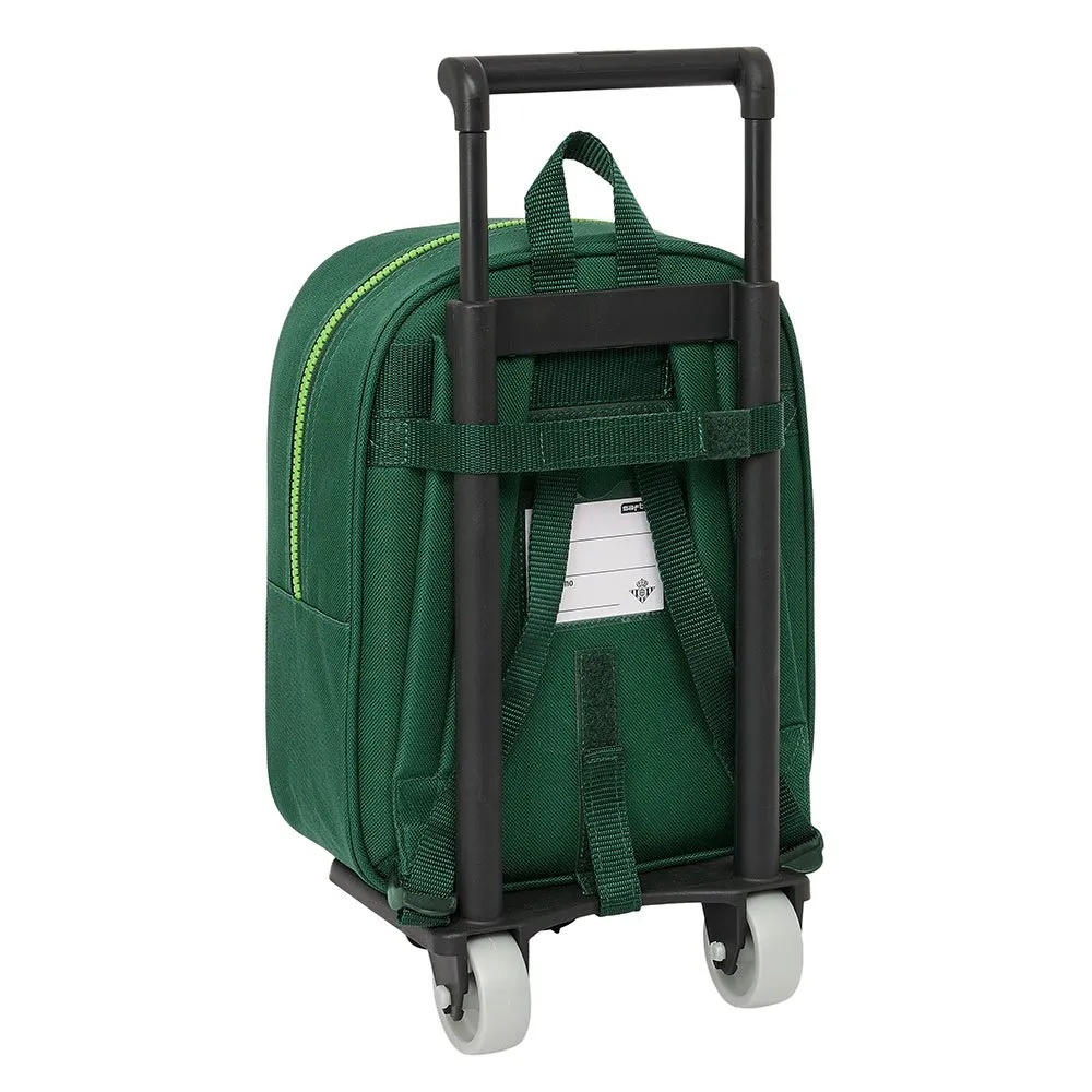 Safta Real Betis Balompie Water Resistent Mini Ryggsäck Med Hjul, Multicolor