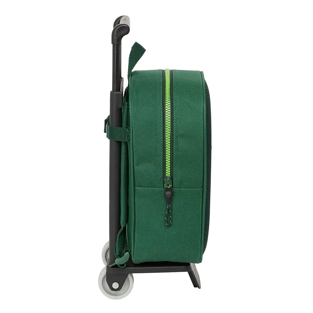 Safta Real Betis Balompie Water Resistent Mini Ryggsäck Med Hjul, Multicolor