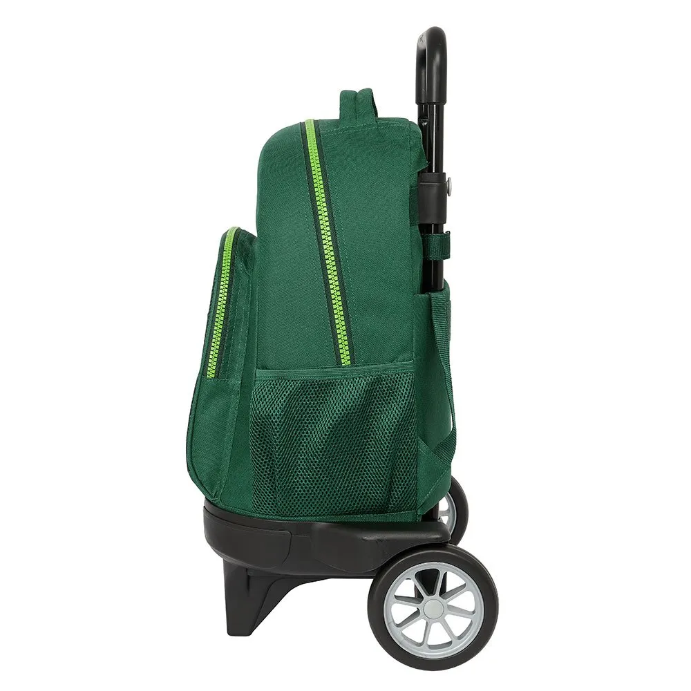 Safta Real Betis Balompie With Removable Evolutive Ryggsäck Med Hjul, Multicolor