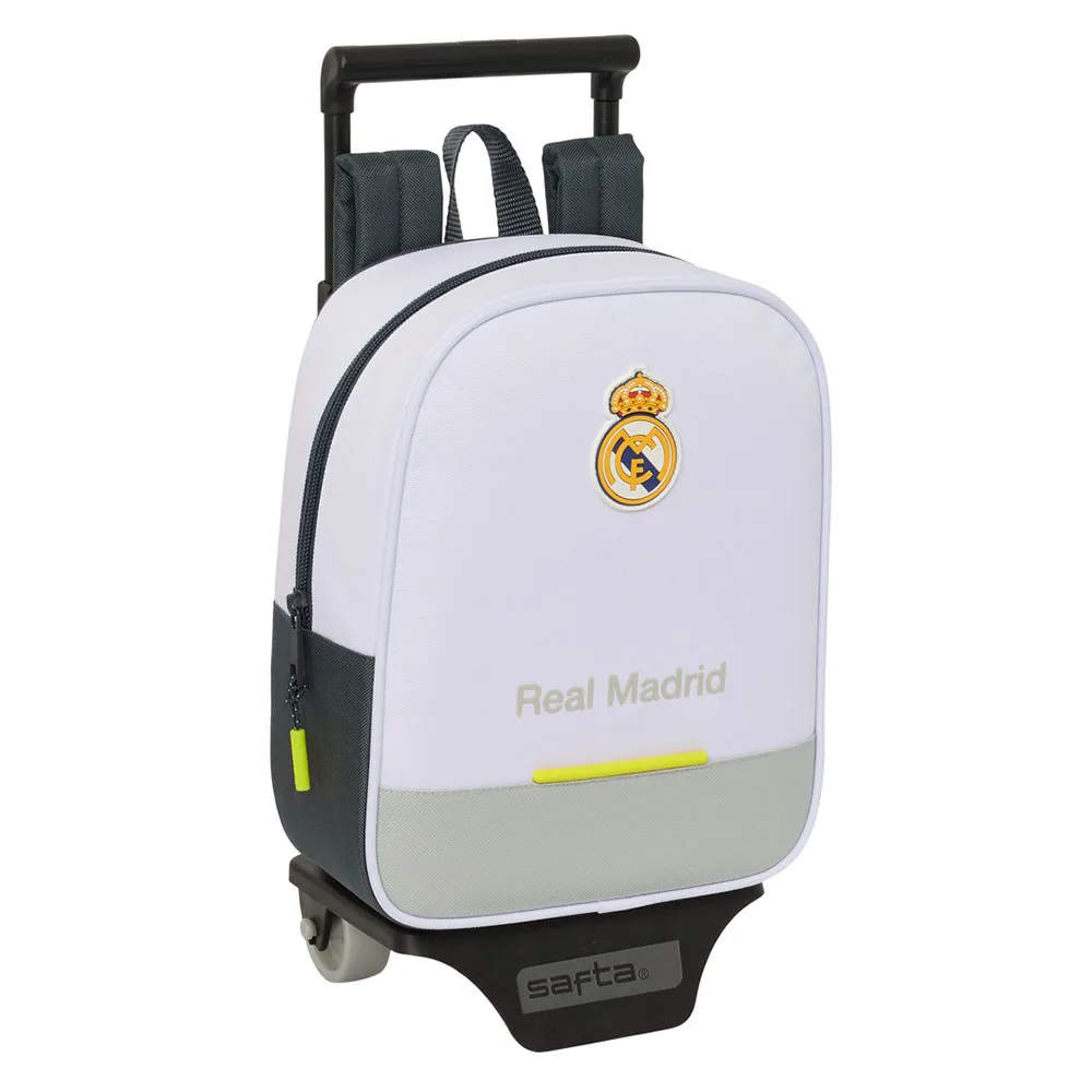 Safta Real Madrid 25/26 Mini Ryggsäck Med Hjul, Multicolor Safta Real Madrid 25/26 Mini Ryggsäck Med Hjul, Multicolor