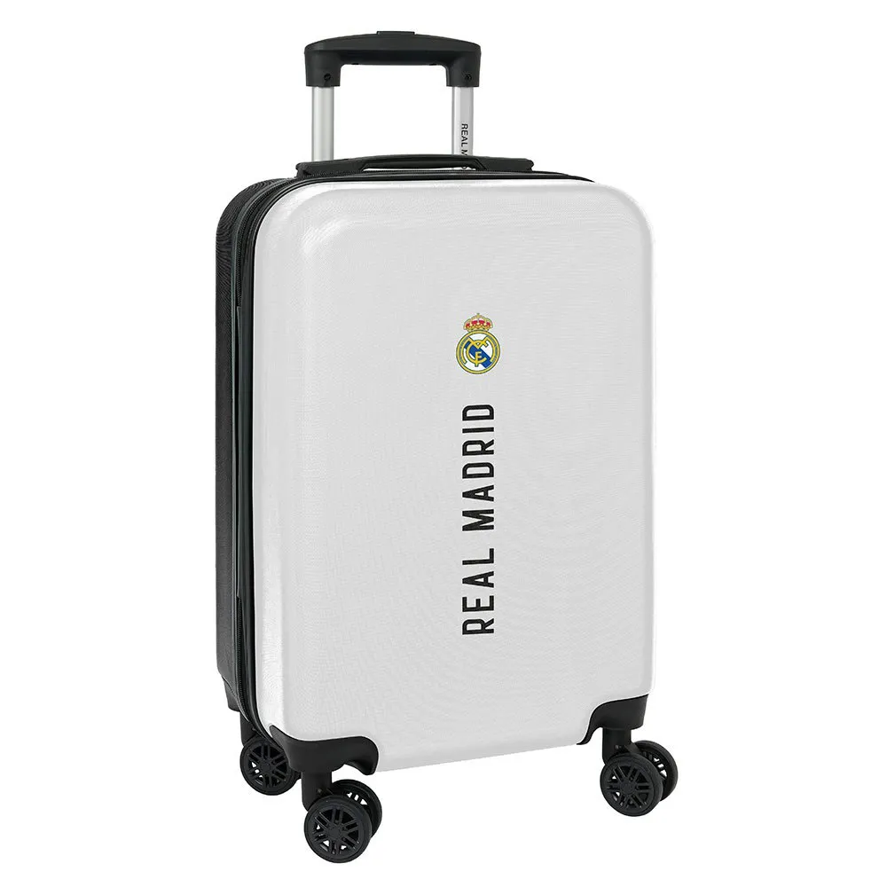 Safta Real Madrid First Kit 24/25 Cabin 20´´ Twin Wheels Trolleyväska, Multicolor