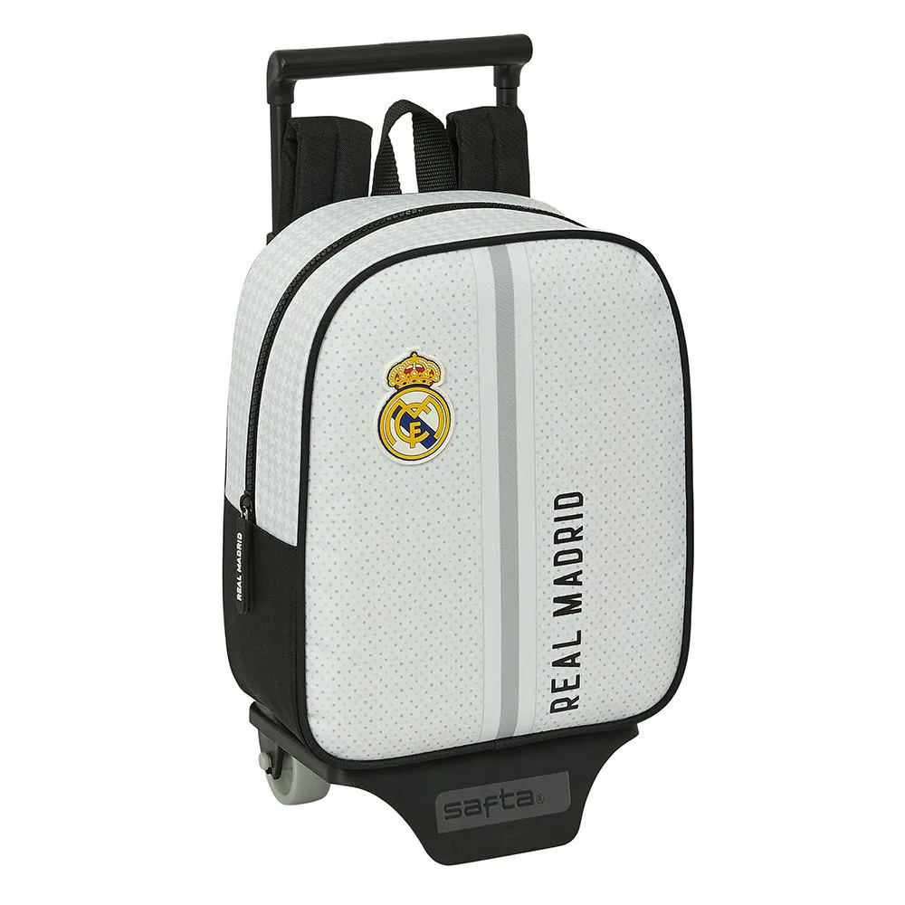 Safta Real Madrid First Kit 24/25 Mini Ryggsäck Med Hjul, Multicolor