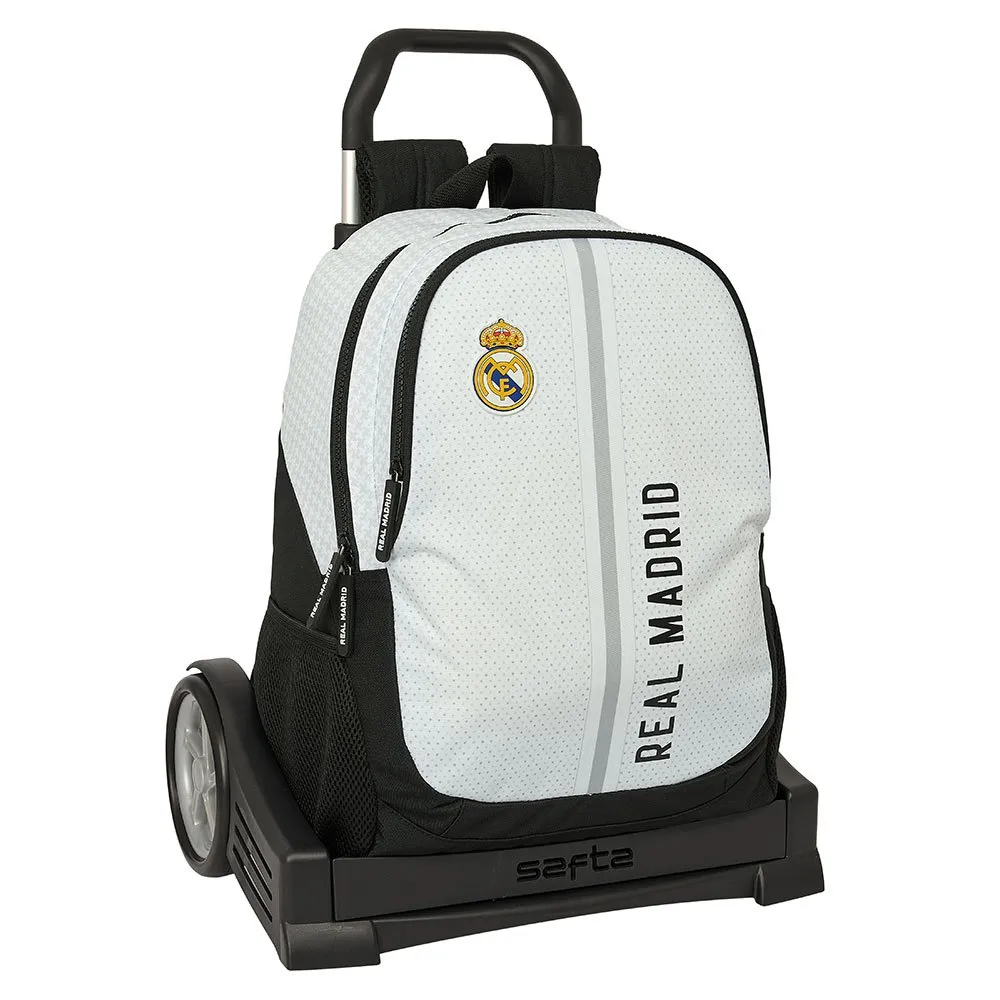 Safta Real Madrid First Kit 24/25 With Evolution Ryggsäck Med Hjul, Multicolor