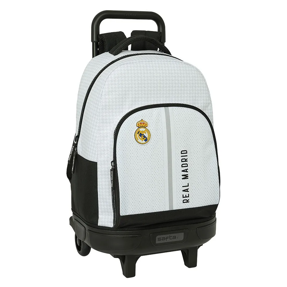 Safta Real Madrid First Kit 24/25 With Removable Ryggsäck Med Hjul, Multicolor