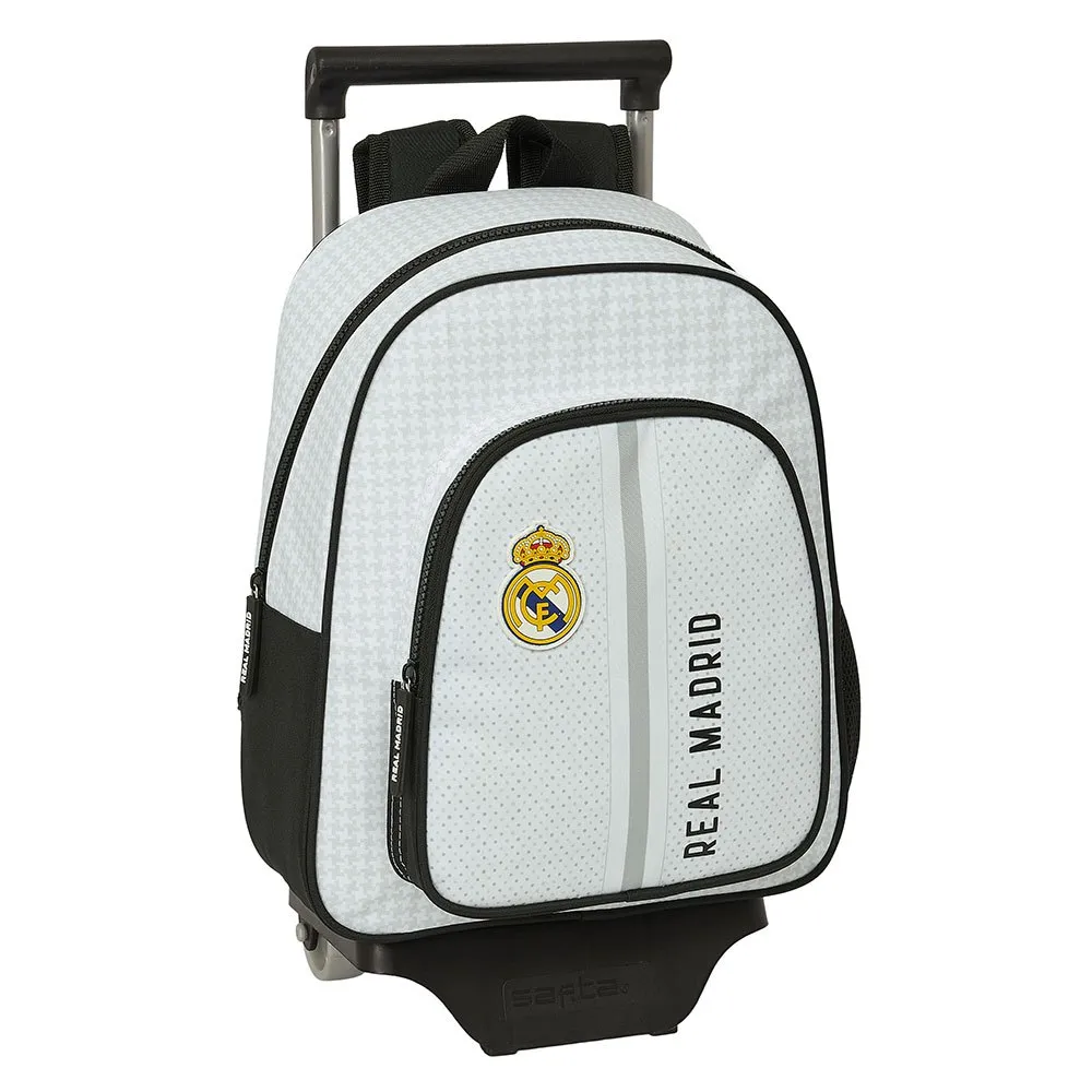 Safta Real Madrid First Kit 24/25 With Ryggsäck Med Hjul, Multicolor