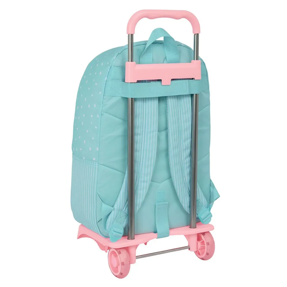 Safta Recycled+moos Butterflies Ryggsäck Med Hjul Refurbished, Multicolor Safta Recycled+moos Butterflies Ryggsäck Med Hjul Refurbished, Multicolor