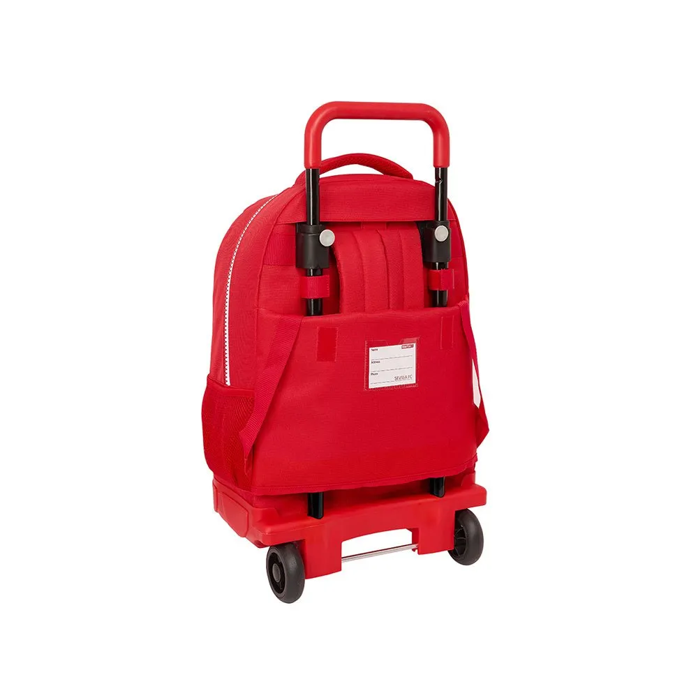 Safta Sevilla Fc With Removablel Ryggsäck Med Hjul, Multicolor